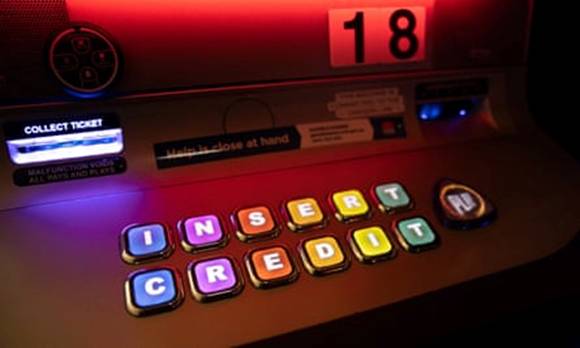 Poker machines (pokies) at a pub in Sydney, NSW, Australia.