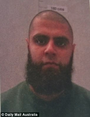 Farhad Qaumi (above) went beserk in his prison cell in Goulburn jail, armed with a jail-made shiv, inciting his fellow inmates to join in as he attempted to flood his cell and threatened to kill prison officers