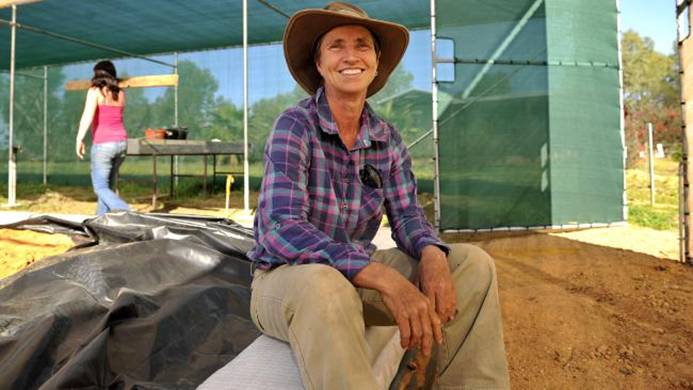 Local permaculturist Julie Firth is bringing her expertise to the farm. Photo: Stewart Allen